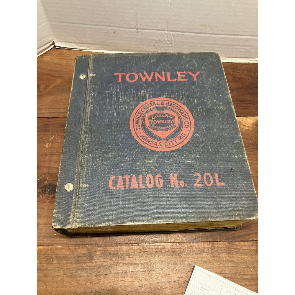 Townley Metal Hardware Co Catalog No 20L 1950s Loose Leaf Vintage Kansas City